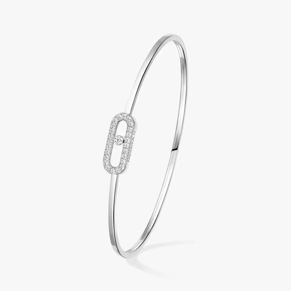 [KELA]MOVE UNO PAVÉ FLEX BANGLE (MEDIUM)