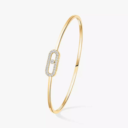 [KELA]MOVE UNO PAVÉ FLEX BANGLE (MEDIUM)