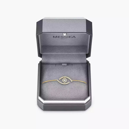 [KELA]LUCKY EYE PAVÉ-SET DIAMOND BRACELET