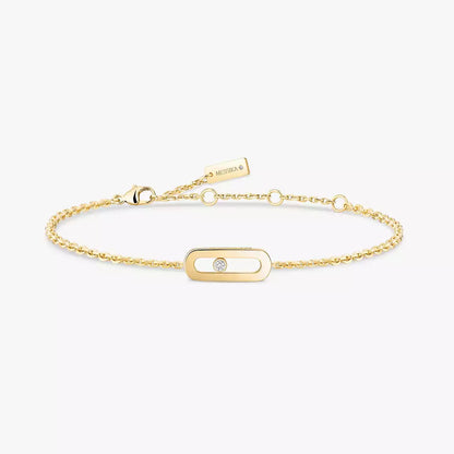 [KELA]MOVE UNO SINGLE DIAMOND BRACELET