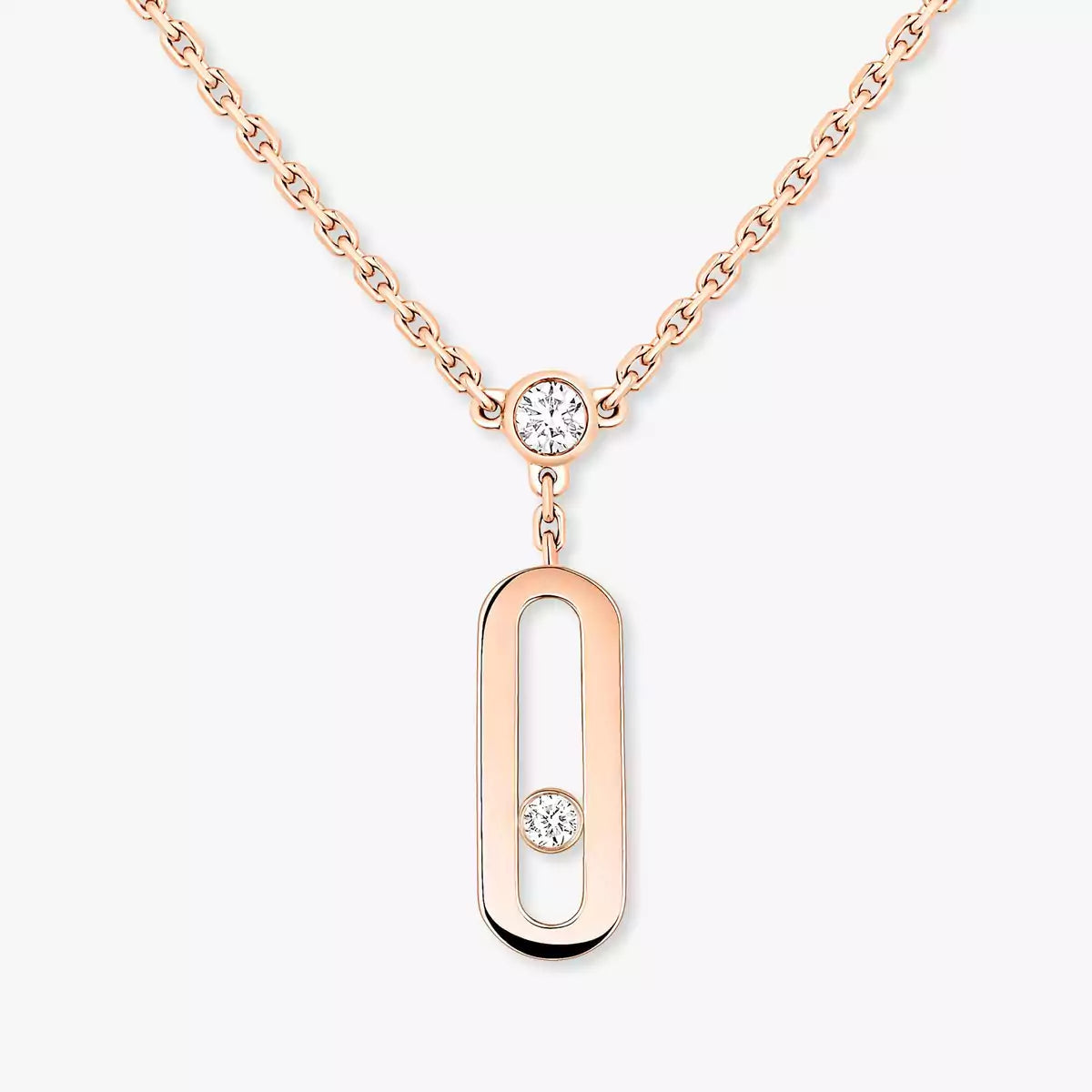 [KELA]MOVE UNO DOUBLE-PENDANT NECKLACE
