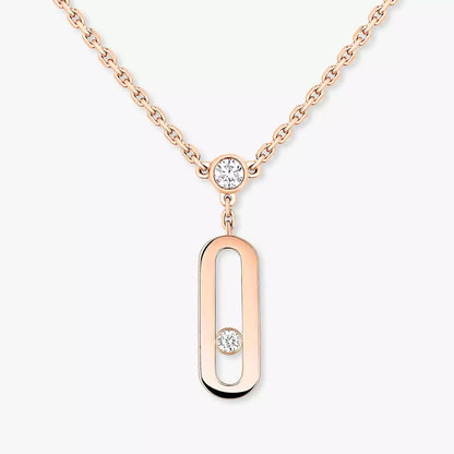 [KELA]MOVE UNO DOUBLE-PENDANT NECKLACE