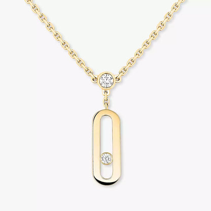 [KELA]MOVE UNO DOUBLE-PENDANT NECKLACE