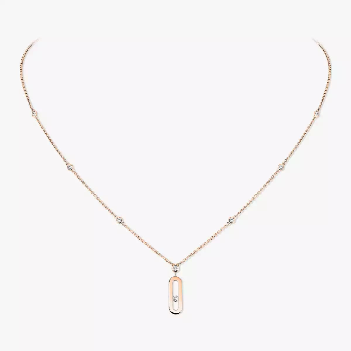 [KELA]SIGNATURE FRAME NECKLACE