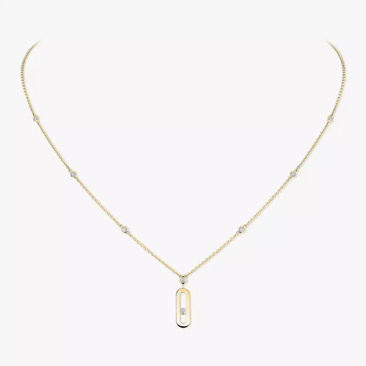 [KELA]SIGNATURE FRAME NECKLACE