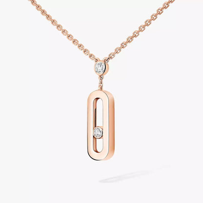 [KELA]SIGNATURE FRAME NECKLACE