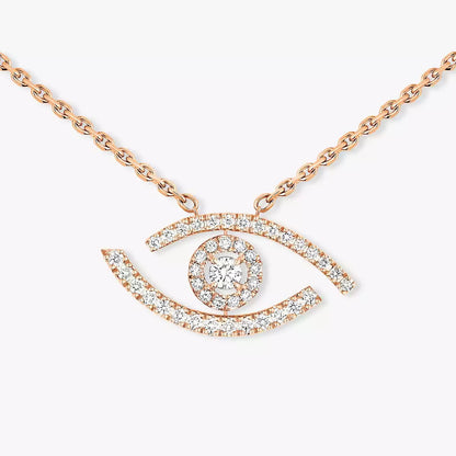 [KELA]PAVÉ DIAMOND LUCKY EYE NECKLACE