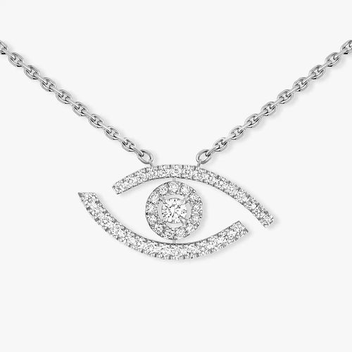 [KELA]PAVÉ DIAMOND LUCKY EYE NECKLACE