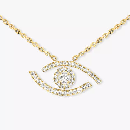 [KELA]PAVÉ DIAMOND LUCKY EYE NECKLACE