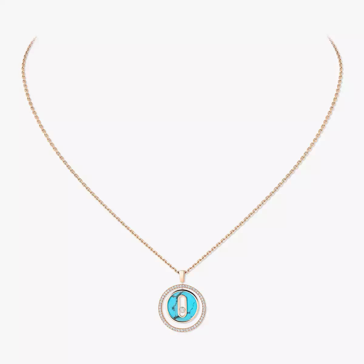 [KELA]LUCKY MOVE DIAMOND NECKLACE