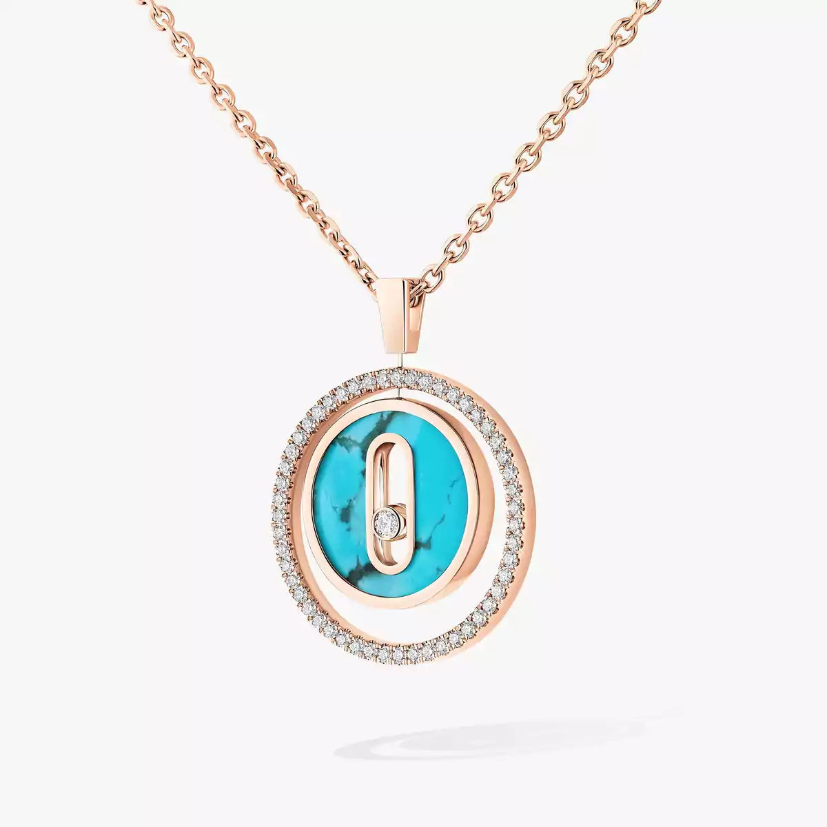 [KELA]LUCKY MOVE DIAMOND NECKLACE