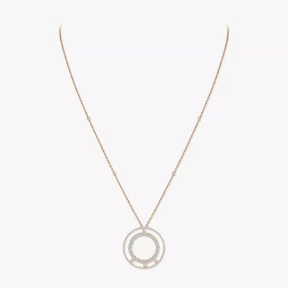 [KELA]MOVE ROMANE LONG PAVÉ DIAMOND NECKLACE