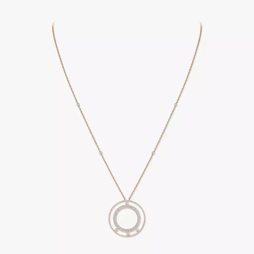 [KELA]MOVE ROMANE LONG PAVÉ DIAMOND NECKLACE