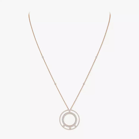 [KELA]MOVE ROMANE LONG PAVÉ DIAMOND NECKLACE