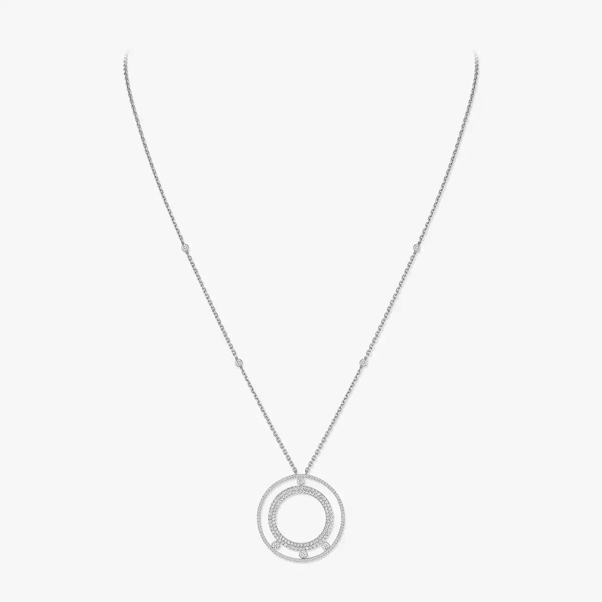 [KELA]MOVE ROMANE LONG PAVÉ DIAMOND NECKLACE