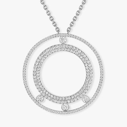 [KELA]MOVE ROMANE LONG PAVÉ DIAMOND NECKLACE
