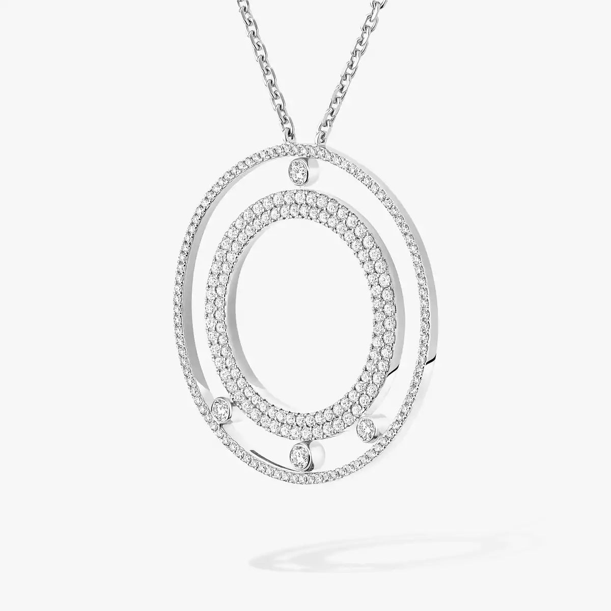 [KELA]MOVE ROMANE LONG PAVÉ DIAMOND NECKLACE