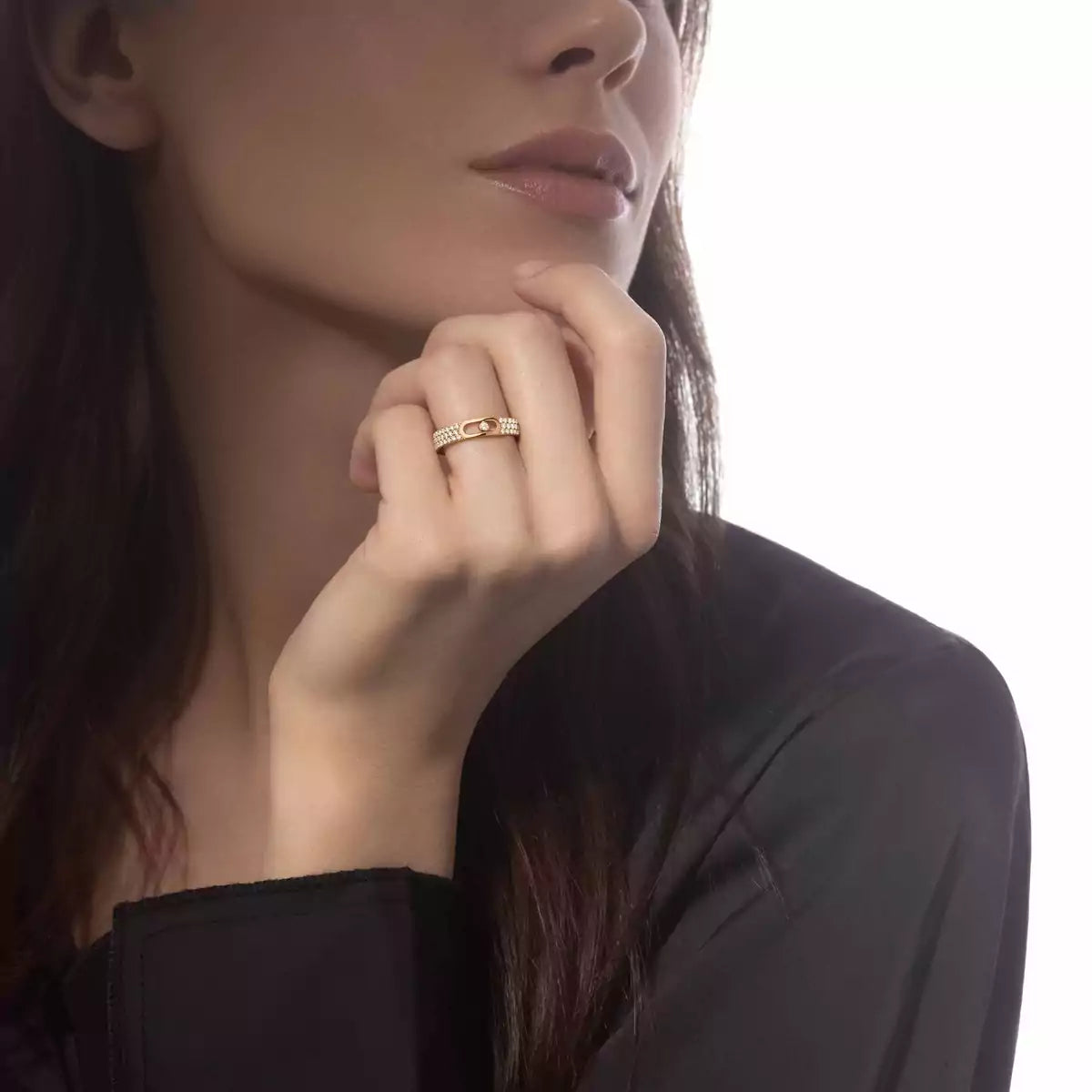 [KELA]MOVE JOAILLERIE PAVÉ DIAMOND WEDDING RING
