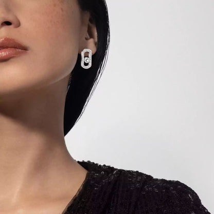 [KELA]SO MOVE PAVÉ DIAMOND EARRINGS