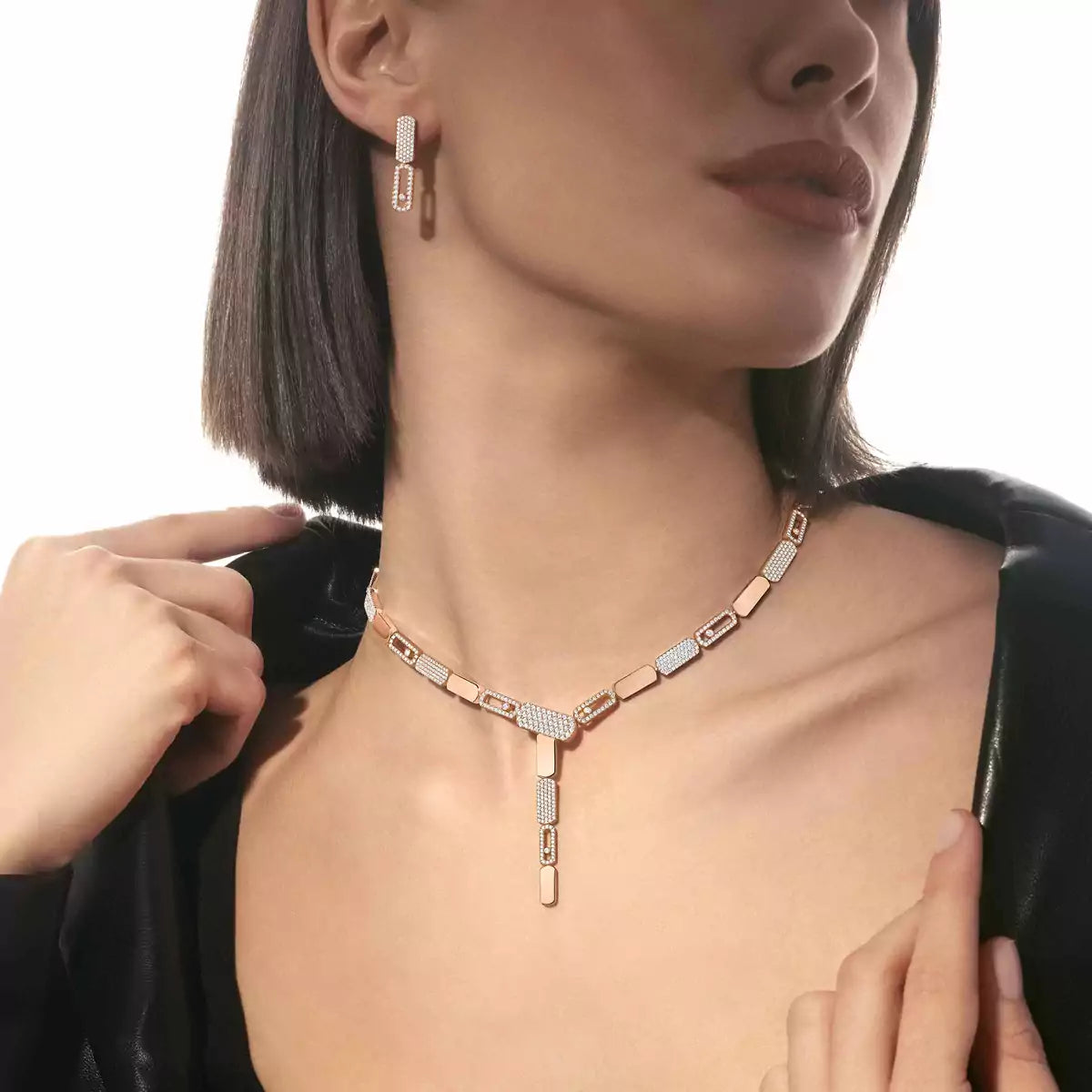[KELA]IMPERIAL MOVE SM DIAMOND EARRINGS