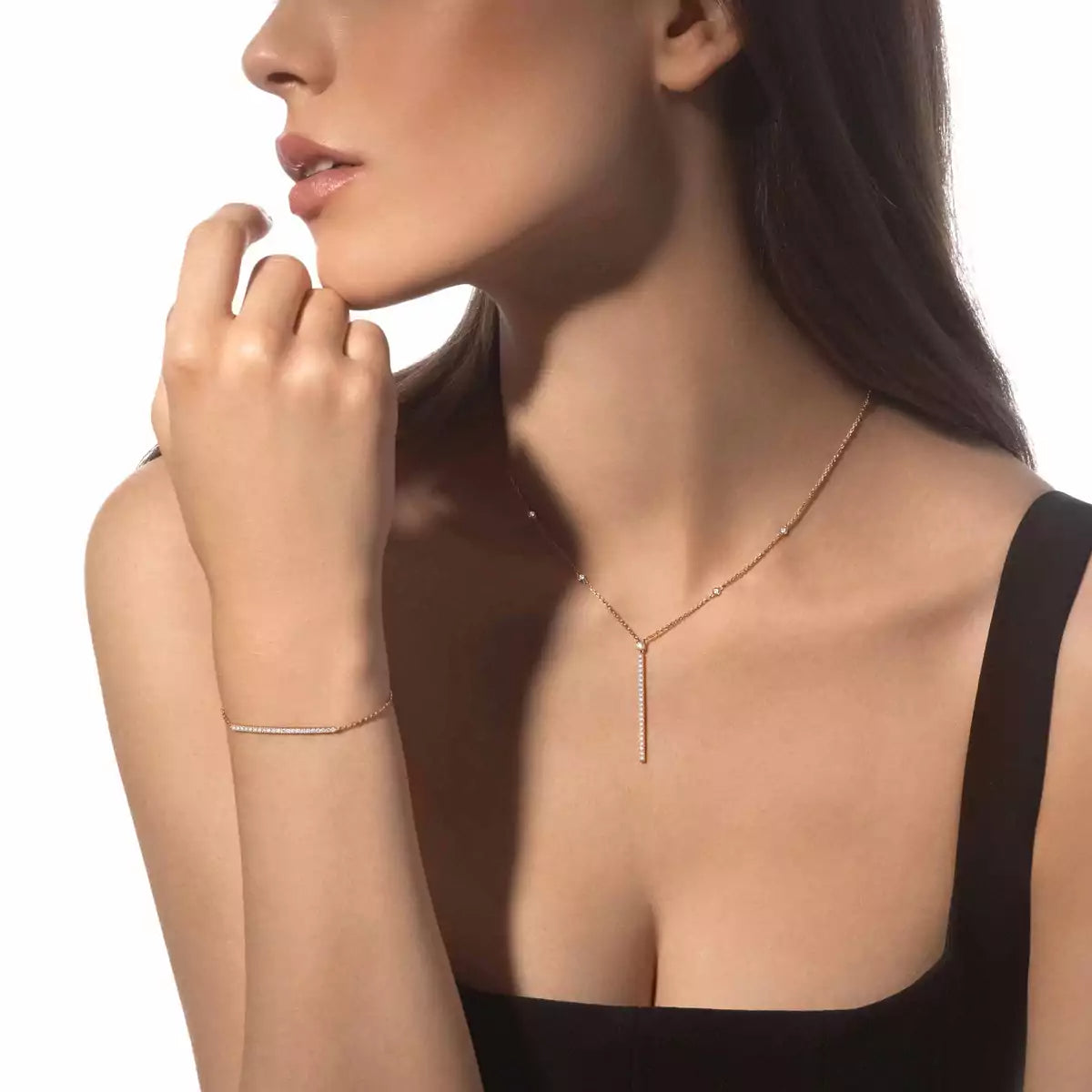 [KELA]MY TWIN TOI & MOI DIAMOND THIN BANGLE