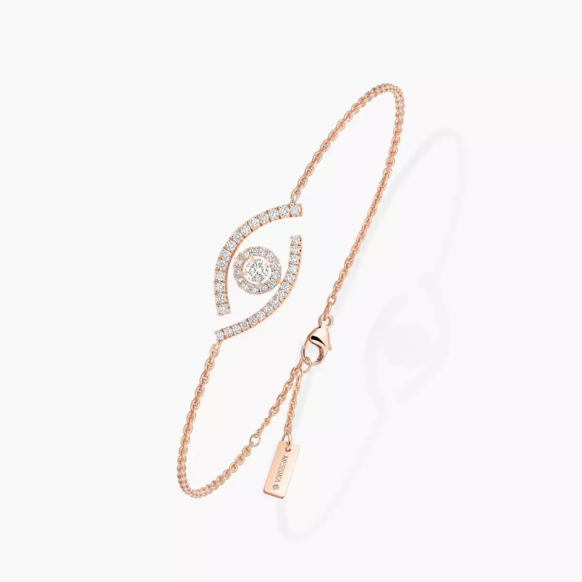 [KELA]LUCKY EYE PAVÉ-SET DIAMOND BRACELET