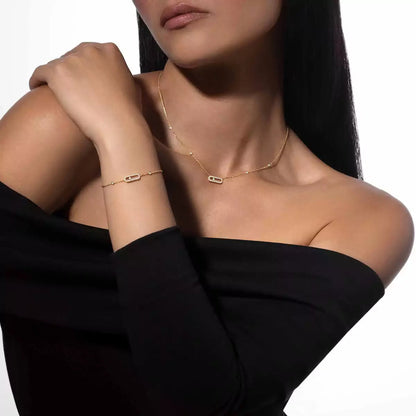 [KELA]MOVE UNO DIAMOND BRACELET