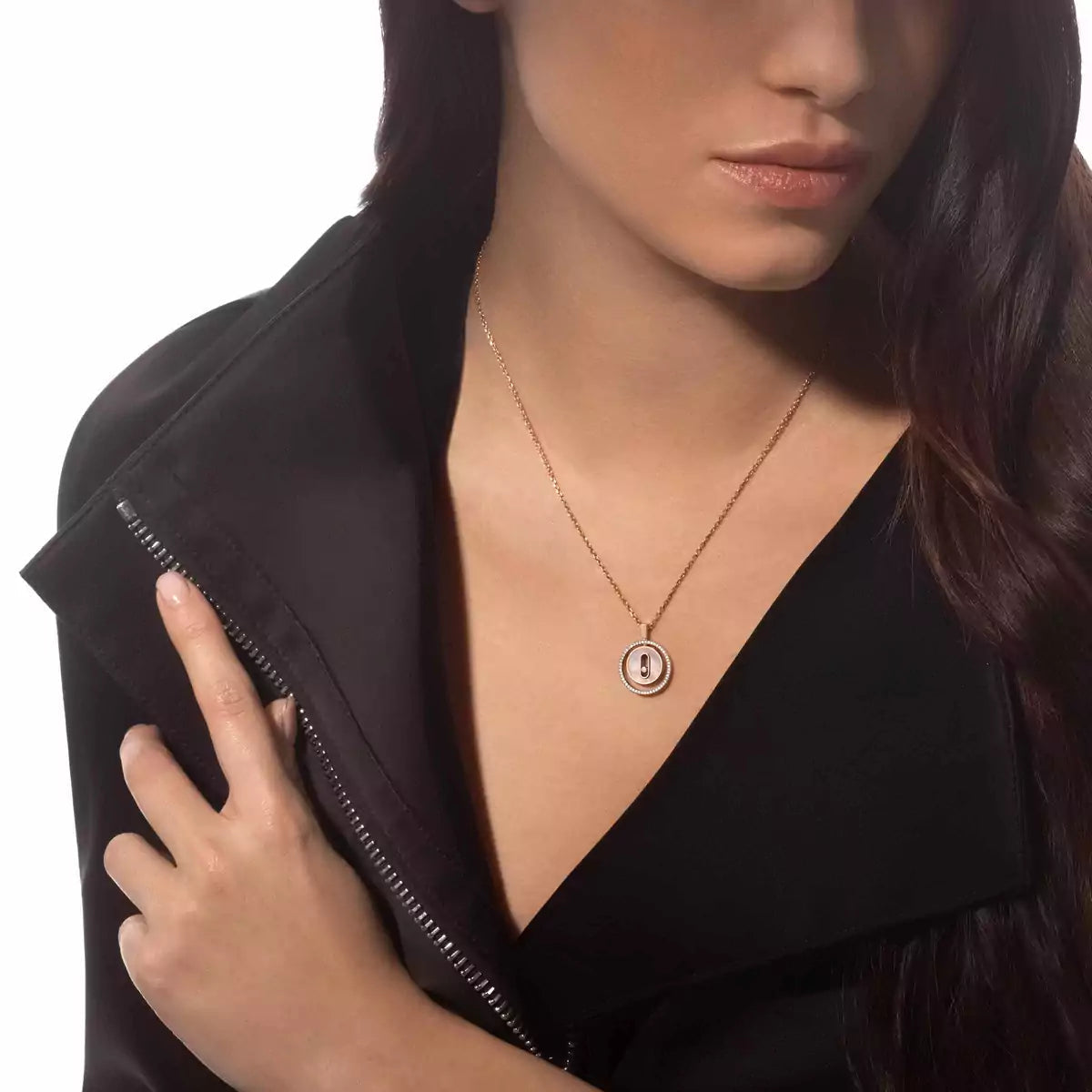 [KELA]LUCKY MOVE DIAMOND NECKLACE