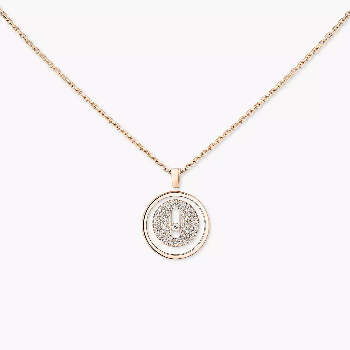 [KELA]LUCKY MOVE FULL PAVÉ DIAMOND NECKLACE