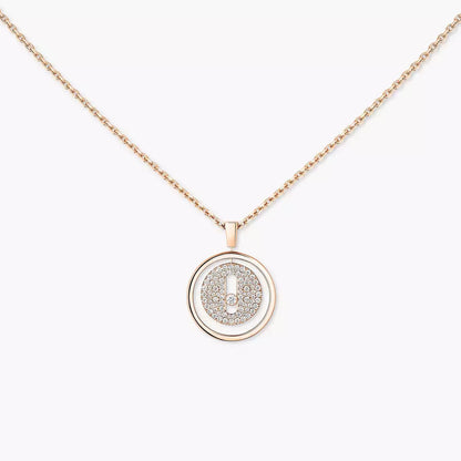 [KELA]LUCKY MOVE FULL PAVÉ DIAMOND NECKLACE