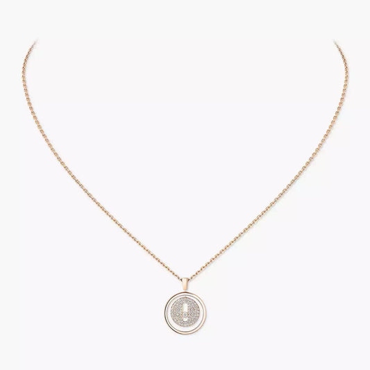 [KELA]LUCKY MOVE FULL PAVÉ DIAMOND NECKLACE