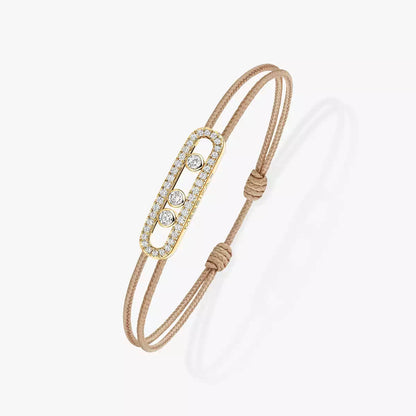 [KELA]CARE(S) PAVÉ CORD BRACELET