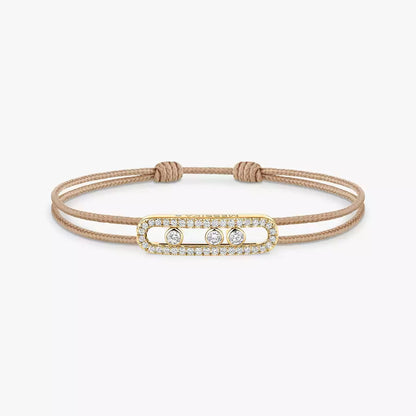 [KELA]CARE(S) PAVÉ CORD BRACELET