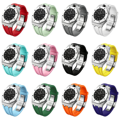 [KELA]Royal Oak Pop Exclusive Steel Case & Silicone Strap With Cradle