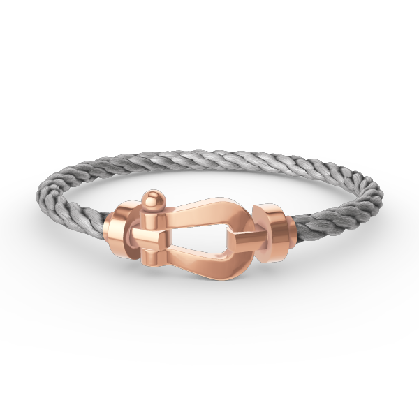 [KELA]FORCE LARGE HORSESHOE BRACELET - ROSE GOLD