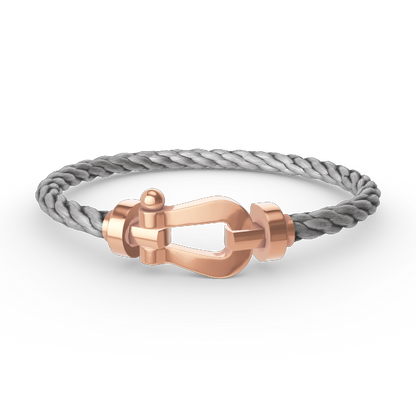 [KELA]FORCE LARGE HORSESHOE BRACELET - ROSE GOLD