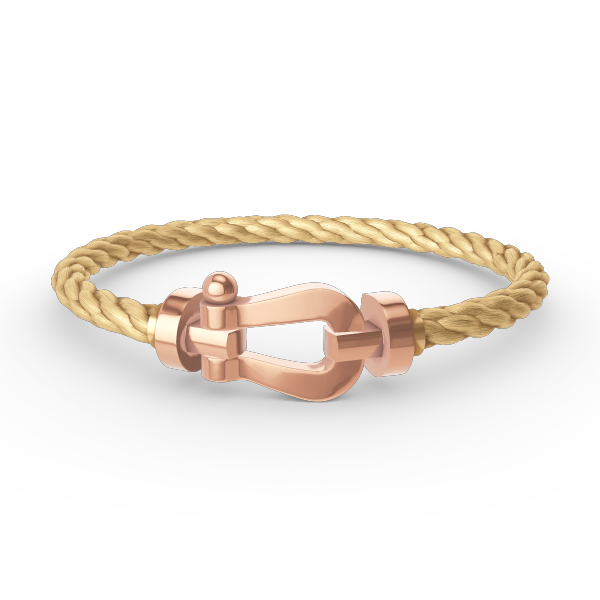 [KELA]FORCE LARGE HORSESHOE BRACELET - ROSE GOLD