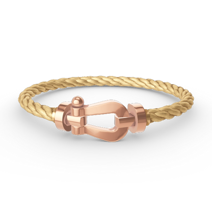 [KELA]FORCE LARGE HORSESHOE BRACELET - ROSE GOLD