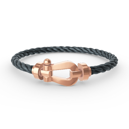 [KELA]FORCE LARGE HORSESHOE BRACELET - ROSE GOLD