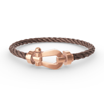 [KELA]FORCE LARGE HORSESHOE BRACELET - ROSE GOLD