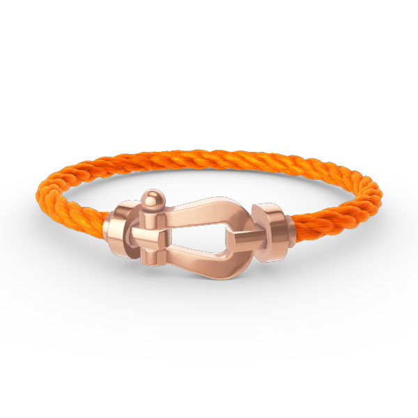 [KELA]FORCE LARGE HORSESHOE BRACELET - ROSE GOLD