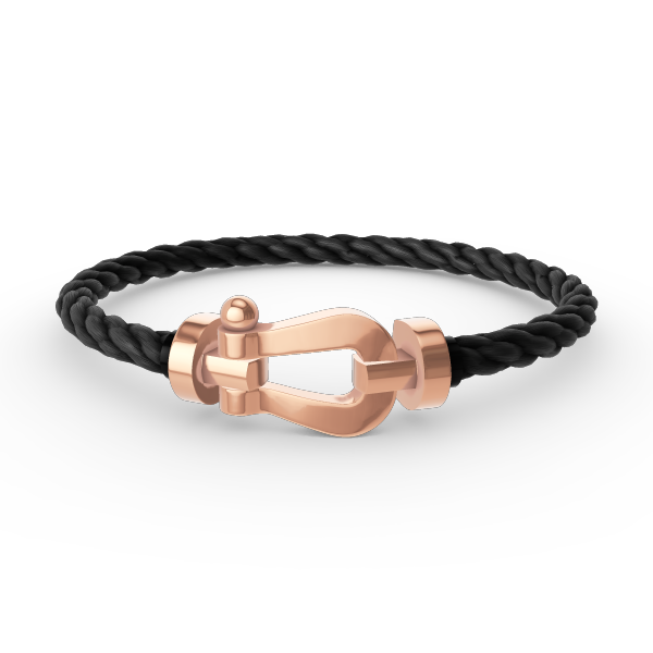 [KELA]FORCE LARGE HORSESHOE BRACELET - ROSE GOLD