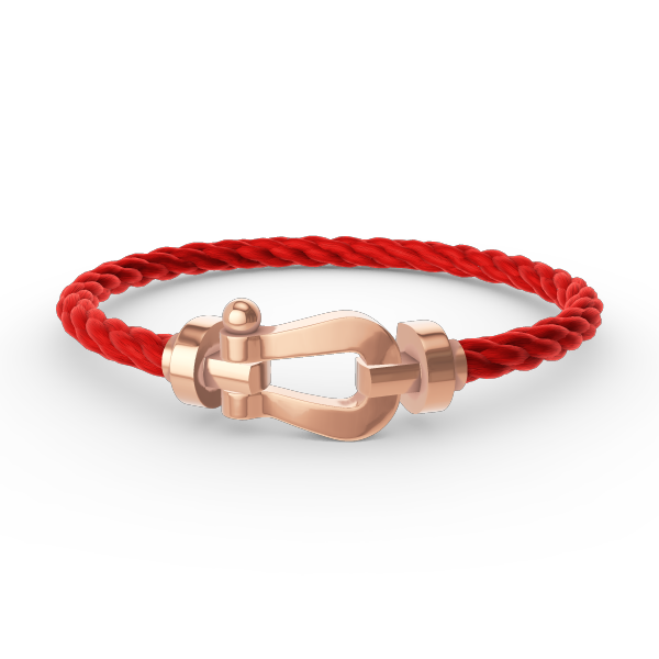 [KELA]FORCE LARGE HORSESHOE BRACELET - ROSE GOLD