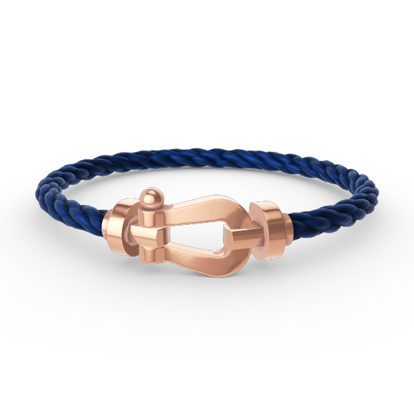 [KELA]FORCE LARGE HORSESHOE BRACELET - ROSE GOLD