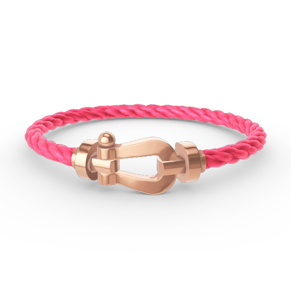 [KELA]FORCE LARGE HORSESHOE BRACELET - ROSE GOLD