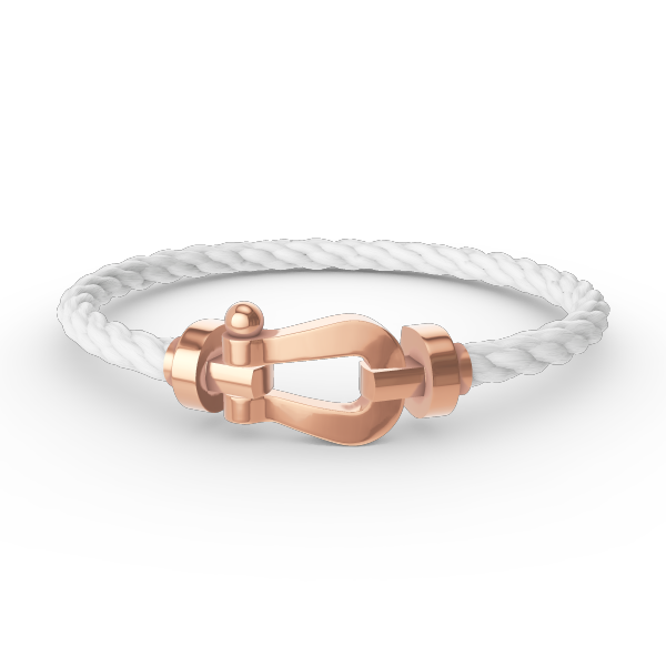 [KELA]FORCE LARGE HORSESHOE BRACELET - ROSE GOLD