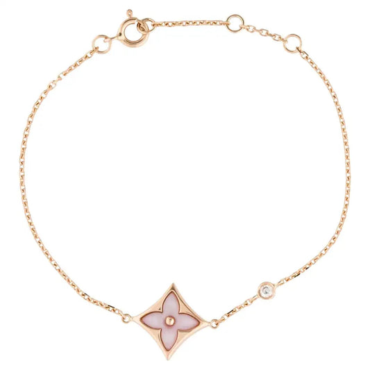 [KELA]STAR 1 DIAMOND ROSE GOLD BRACELET