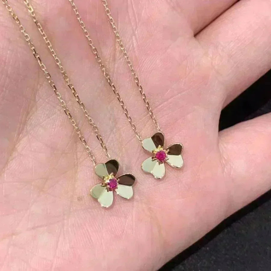 [KELA]FRIVOLE FLORAL CHARM NECKLACE
