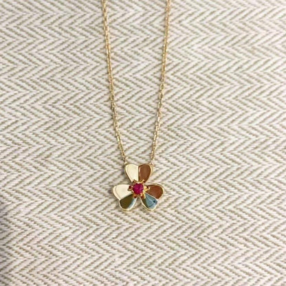 [KELA]FRIVOLE FLORAL CHARM NECKLACE