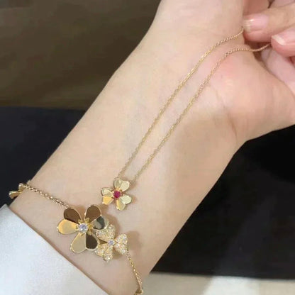 [KELA]FRIVOLE FLORAL CHARM NECKLACE